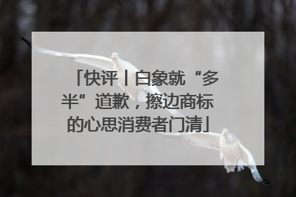 快评丨白象就“多半”道歉，擦边商标的心思消费者门清